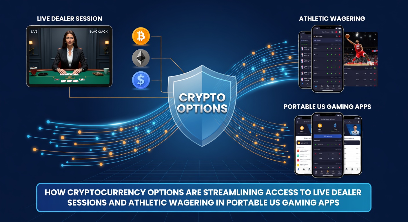 Cryptocurrency wallets integrated with mobile apps for live dealer tables and sports betting in US markets