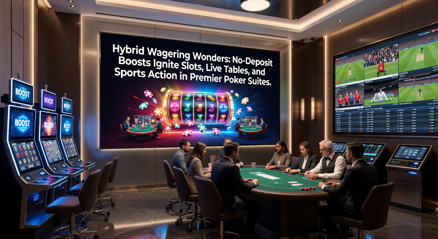 Vibrant online poker suite interface showing slots, live dealer tables, and sports betting odds integrated seamlessly