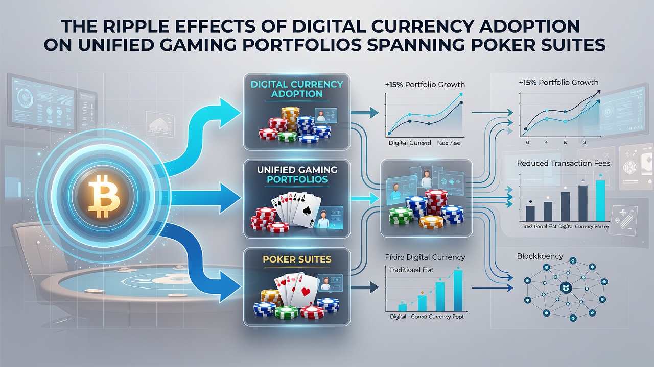 Unified gaming interfaces connecting poker and sports betting via digital currencies
